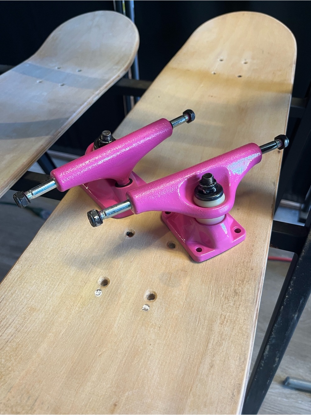 Hot Pink Skateboard Trucks